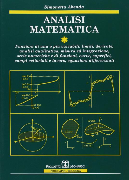 Analisi matematica - Simonetta Abenda - copertina