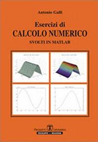 Esercizi di calcolo numerico svolti in Matlab - Antonio Galli - copertina