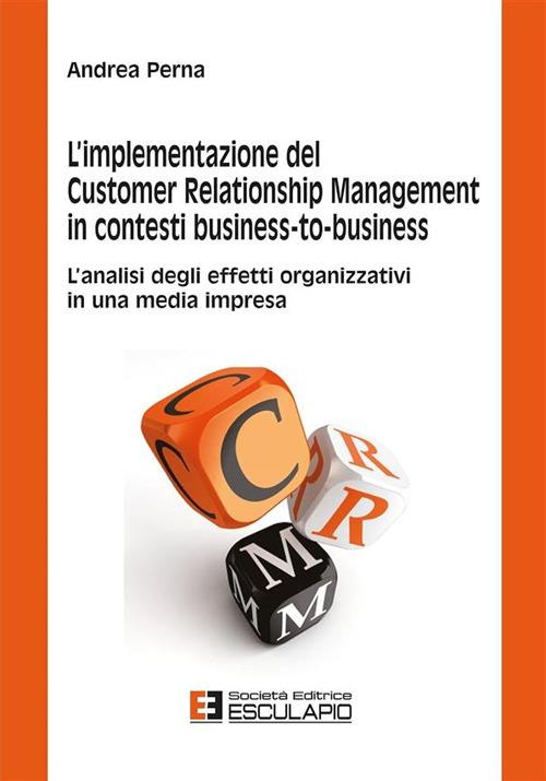 L'implementazione del customer relationship management in contesti business-to-business. L'analisi degli effetti organizzativi in una media impresa - Andrea Perna - copertina