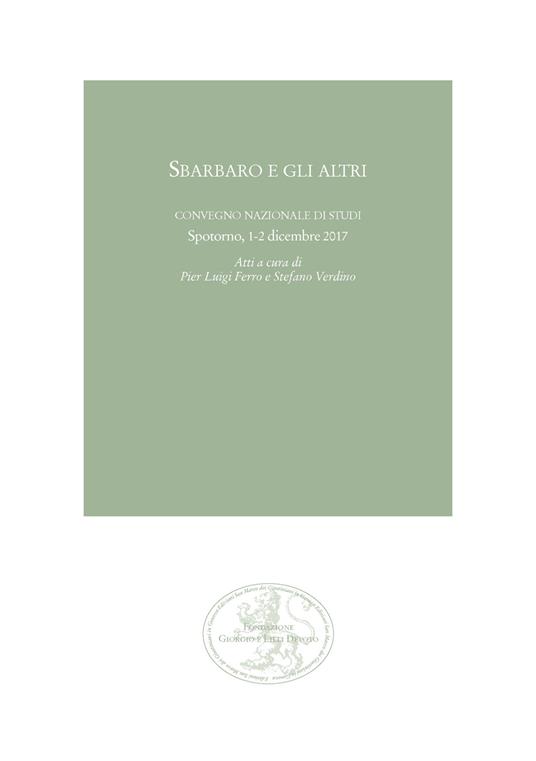 Sbarbaro e gli altri. Atti del convegno nazionale di studi (Spotorno, 1-2 dicembre 2017) - copertina