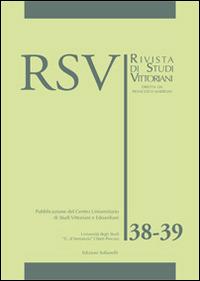 RSV. Rivista di studi vittoriani vol. 38-39. Ediz. inglese - copertina