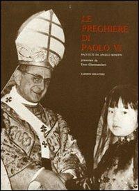 Le preghiere di Paolo VI - copertina