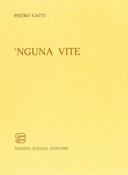 'Nguna vite - Pietro Gatti - copertina
