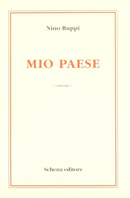 Mio paese - Nino Ruppi - copertina