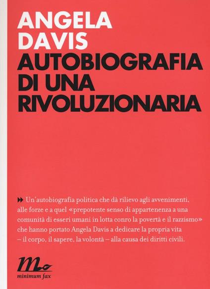 Autobiografia di una rivoluzionaria - Angela Davis - copertina
