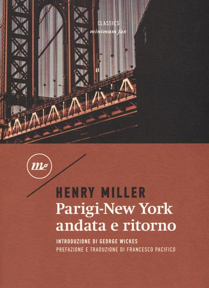 Parigi-New York andata e ritorno - Henry Miller - copertina