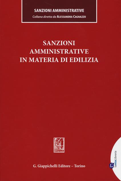 Sanzioni amministrative in materia di edilizia - copertina