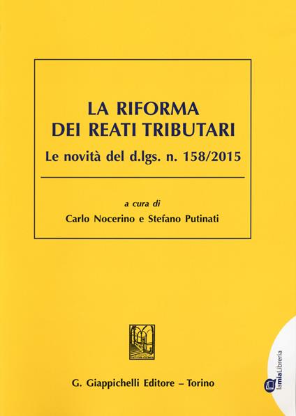 La riforma dei reati tributari - copertina