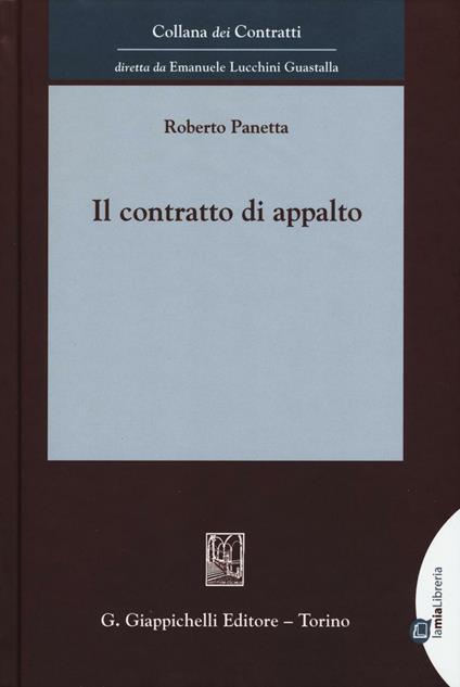 Il contratto di appalto - Roberto Panetta - copertina