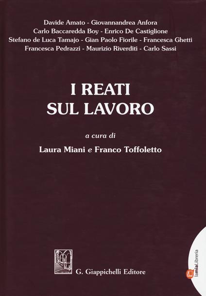 I reati sul lavoro - copertina