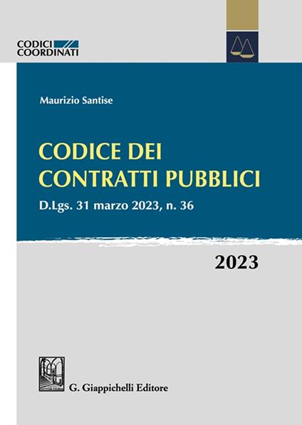 Codice dei contratti pubblici 2023 - Maurizio Santise - copertina