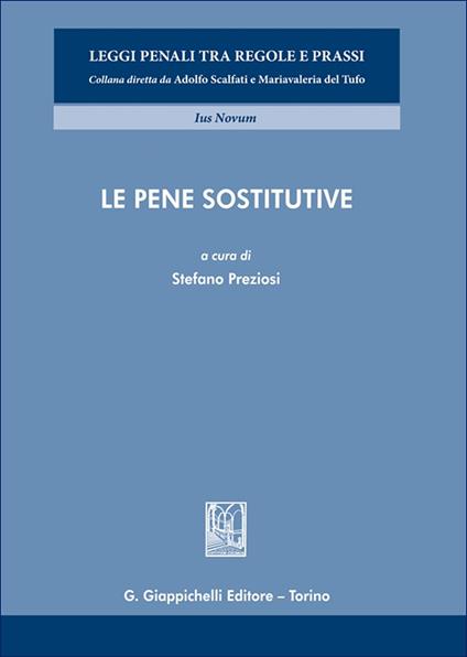 Le pene sostitutive - copertina