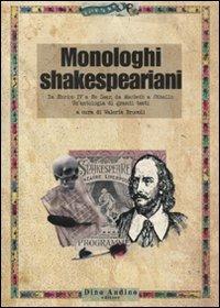 Monologhi shakespeariani - copertina