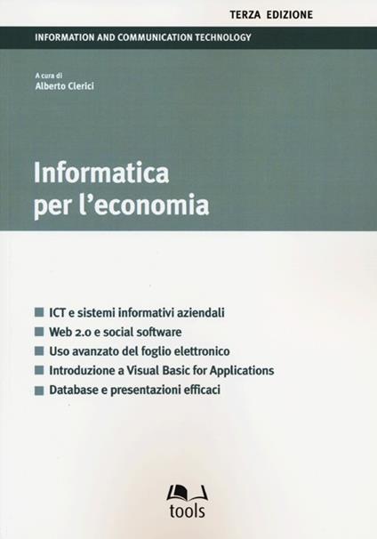 Informatica per l'economia - copertina