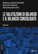 Le valutazioni di bilancio e il bilancio consolidato. Esercizi