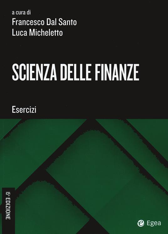 Scienza delle finanze. Esercizi - copertina