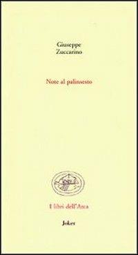 Note al palinsesto - Giuseppe Zuccarino - copertina