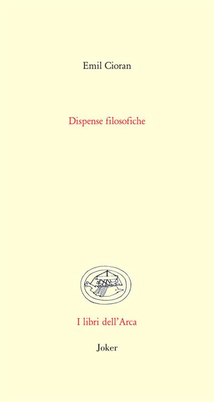 Dispense filosofiche - Emil M. Cioran - copertina