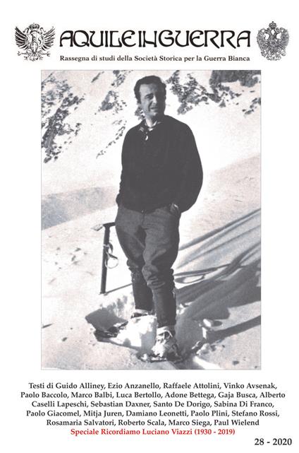 Aquile in guerra. Rassegna di studi della Società storica per la guerra bianca. Vol. 28 - copertina