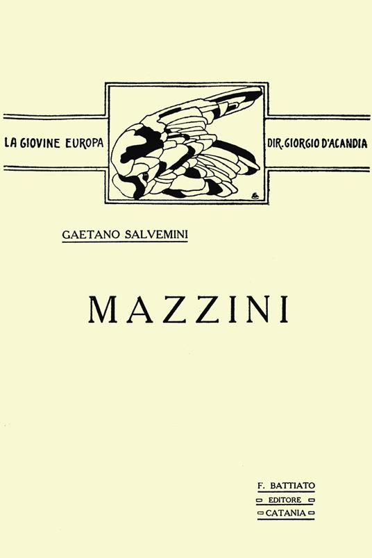 Mazzini (rist. anast.) - Gaetano Salvemini - copertina