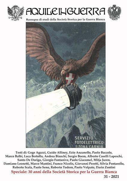 Aquile in guerra. Rassegna di studi della Società storica per la guerra bianca (2023). Vol. 31 - copertina