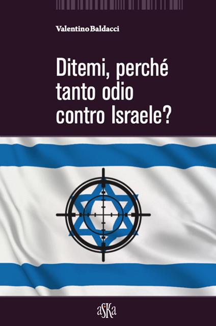 Ditemi, perché tanto odio contro Israele? - Valentino Baldacci - copertina