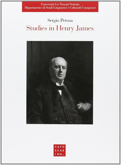 Studies in Henry James - Sergio Perosa - copertina