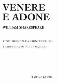 Venere e Adone - William Shakespeare - copertina