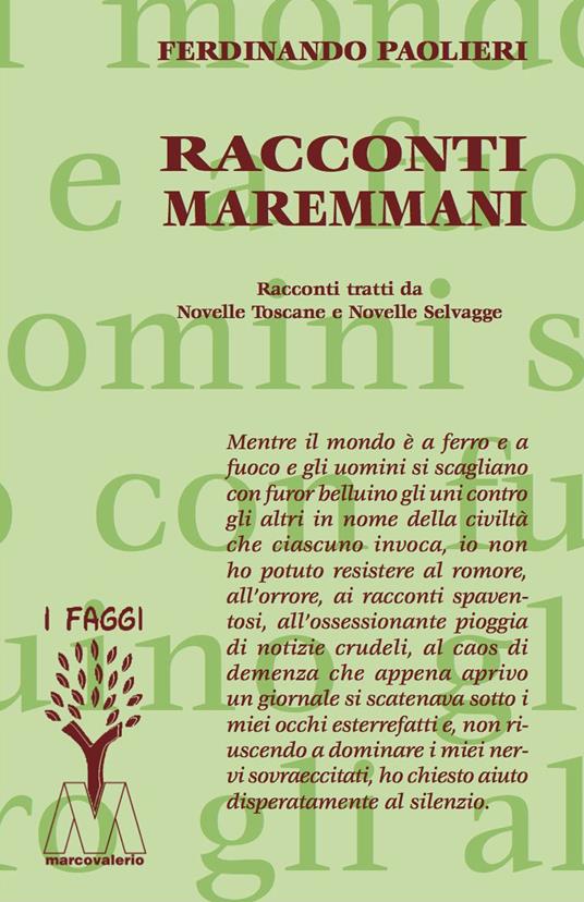 Racconti maremmani - Ferdinando Paolieri - copertina