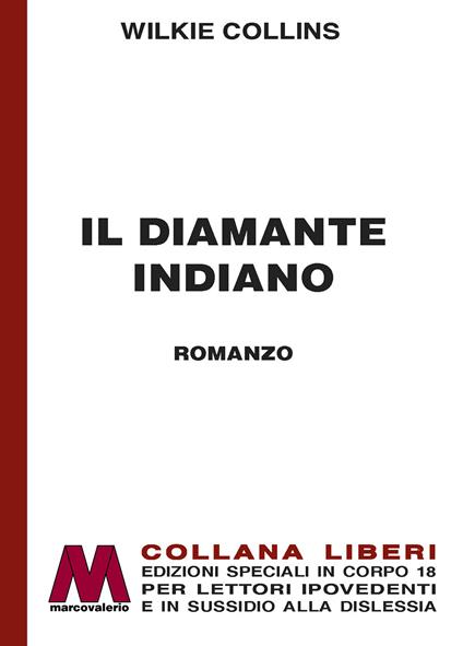 Il diamante indiano. Ediz. a caratteri grandi - Wilkie Collins - copertina