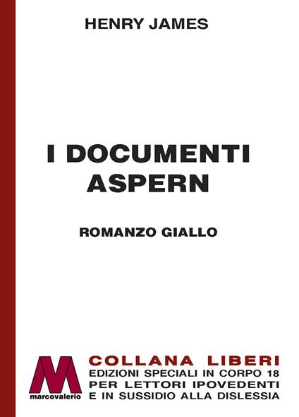 I documenti Aspern. Ediz. a caratteri grandi - Henry James - copertina