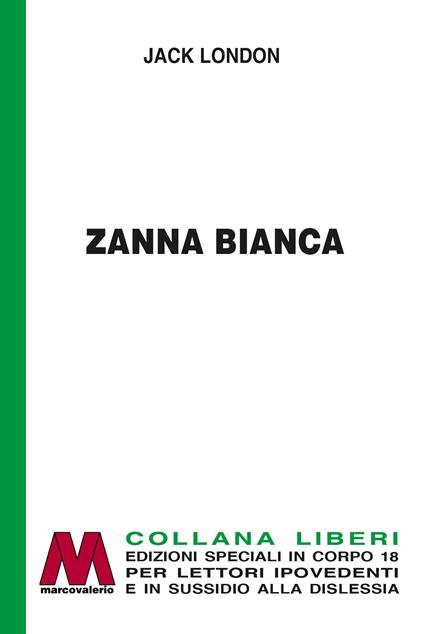Zanna Bianca - Jack London - copertina