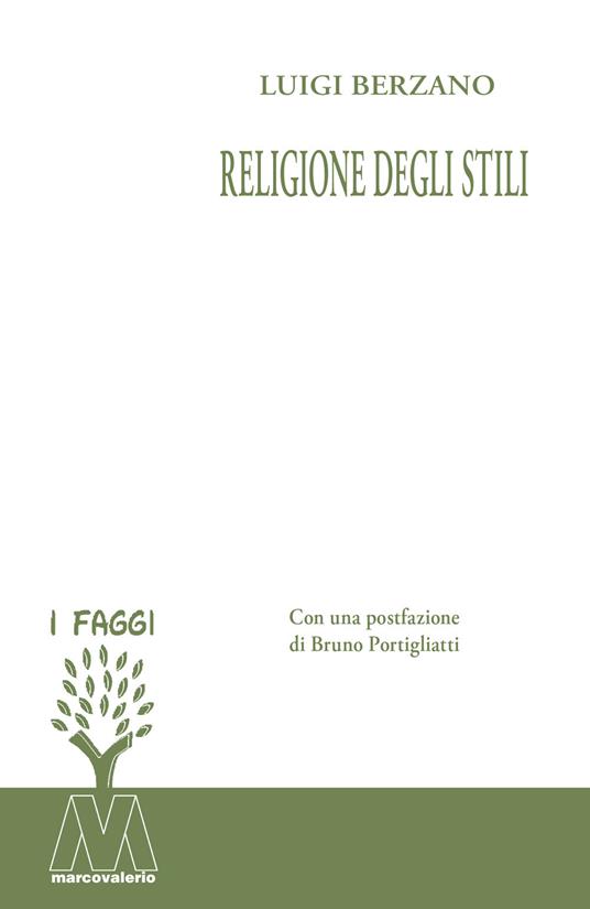 Religione degli stili - Luigi Berzano - copertina