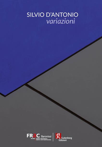 Silvio D'Antonio. Variazioni - copertina
