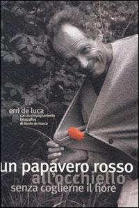 Un papavero rosso all'occhiello senza coglierne il fiore - Erri De Luca - copertina