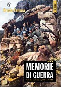 Memorie di guerra - Orazio Ferrara - copertina
