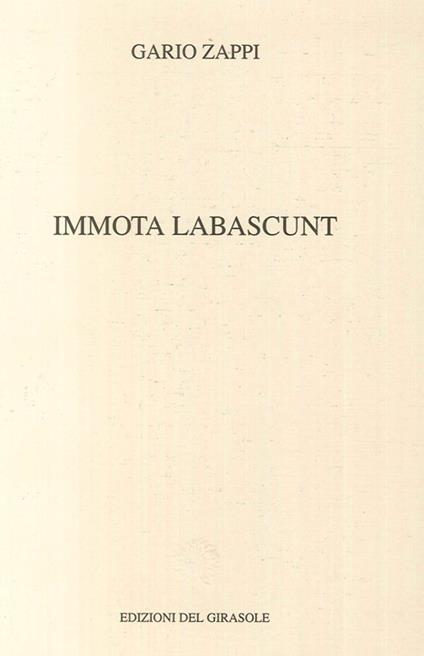 Immota Labascunt - Gario Zappi - copertina