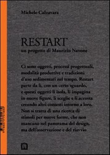 Restart. Un progetto di Maurizio Navone - Michele Calzavara - copertina