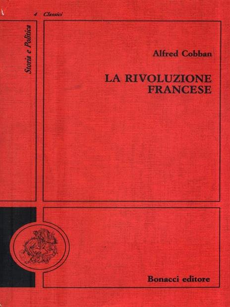 La rivoluzione francese - Alfred Cobban - copertina