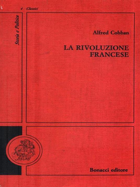 La rivoluzione francese - Alfred Cobban - copertina