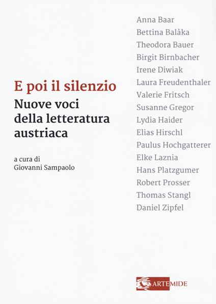 E poi il silenzio. Nuove voci della letteratura austriaca - copertina