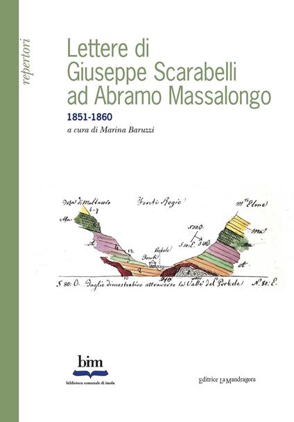 Lettere di Giuseppe Scarabelli ad Abramo Massalongo 1851-1860 - copertina