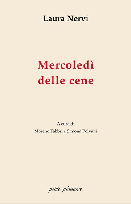 Mercoledì delle cene - Laura Nervi - copertina