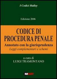 Codice di procedura penale. Annotato con la giurisprudenza. Leggi complementari e schemi - copertina