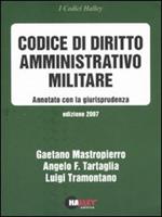 Codice di diritto amministrativo militare 2007