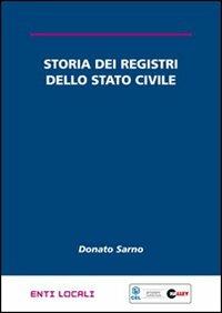 Storia dei registri dello stato civile - Donato Sarno - copertina