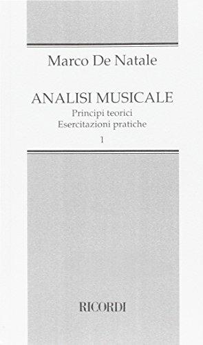 Analisi musicale. Principi teorici, esercitazioni pratiche - Marco De Natale - copertina