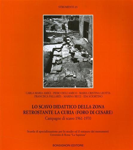 Scavo didattico della zona retrostante la curia (Foro di Cesare). Campagna di scavo 1961-1970 - Francisca Pallarés - copertina