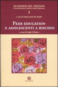 Peer education e adolescenti a rischio - copertina