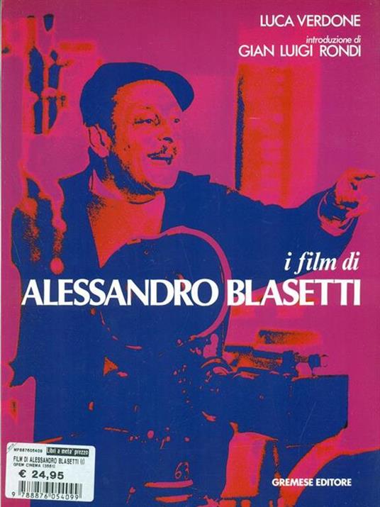 I film di A. Blasetti - Luca Verdone - copertina